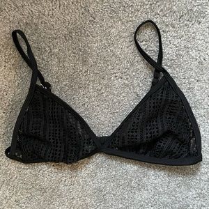 NWOT Xhilaration Black bikini top